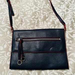 Red, white, & blue crossbody bag